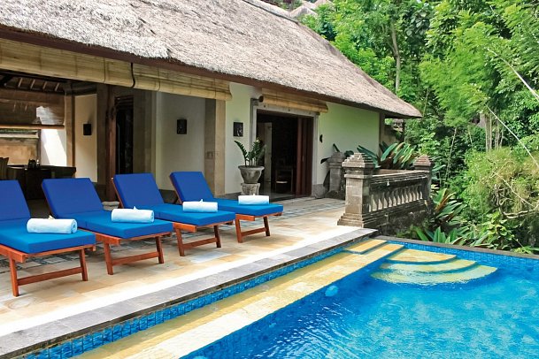 Puri Wulandari Boutique Resort & Spa - Wohnbeispiel Drupadi Villa Three Bedroom (Zimmercodierung VB3)