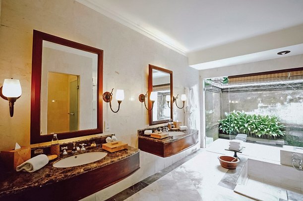 Puri Wulandari Boutique Resort & Spa - Badbeispiel Drupadi Villa Three Bedroom (Zimmercodierung VB3)