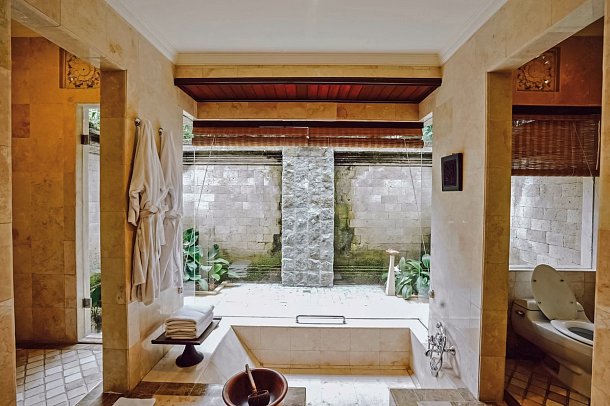 Puri Wulandari Boutique Resort & Spa - Badbeispiel Drupadi Villa Three Bedroom (Zimmercodierung VB3)