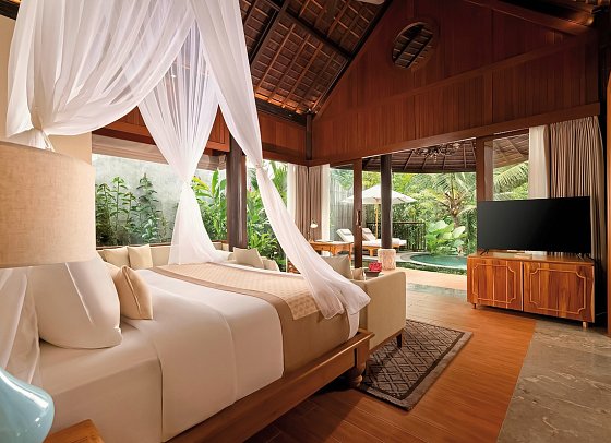 Abisena Ubud - Wohnbeispiel Jungle Pool Villa (Zimmercodierung VB1)