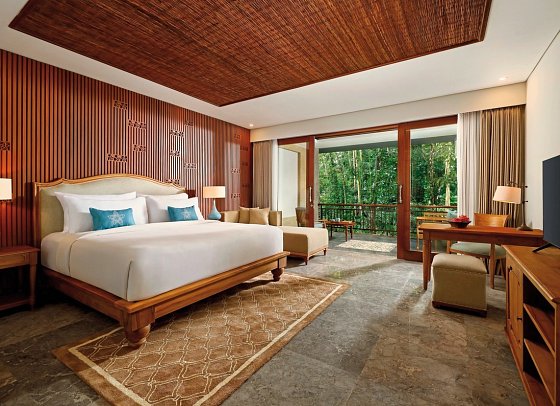 Abisena Ubud - Wohnbeispiel River Suite (Zimmercodierung WB1)