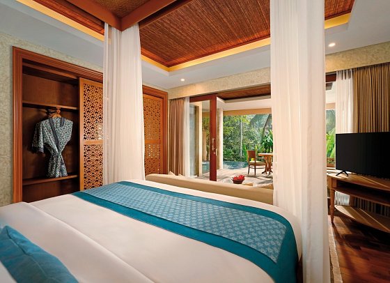 Abisena Ubud - Wohnbeispiel Valley Suite Pool (Zimmercodierung WBR)