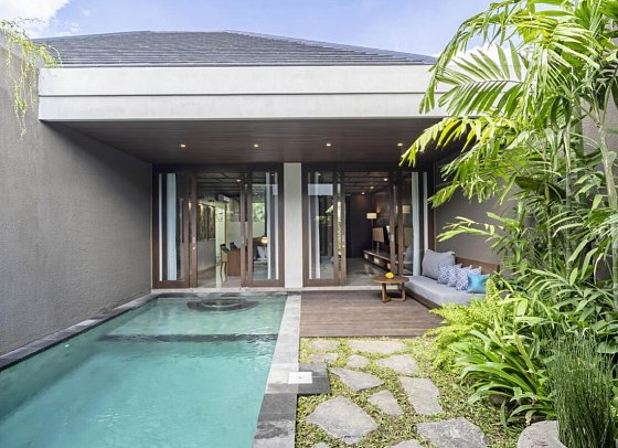 Adiwana Unagi Suites - Beispiel Außenbereich One Bedroom Pool Villa (Zimmercodierung VBR)