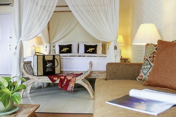 Tauch Terminal Resort Tulamben & Spa - Wohnbeispiel Sea View Deluxe (Zimmercodierung UD1)