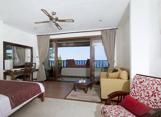 Tauch Terminal Resort Tulamben & Spa - Wohnbeispiel Sea View Deluxe (Zimmercodierung UDM)