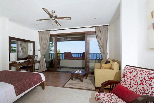 Tauch Terminal Resort Tulamben & Spa - Wohnbeispiel Sea View Deluxe (Zimmercodierung UDM)