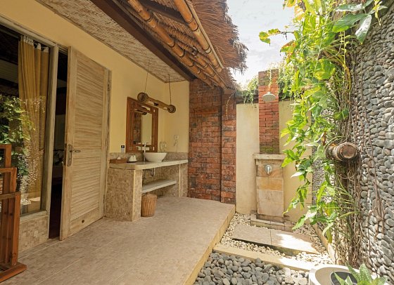Taman Sari Bali Resort & Spa - Beispiel Bad Grand Deluxe Bungalow (Zimmercodierung BD1)