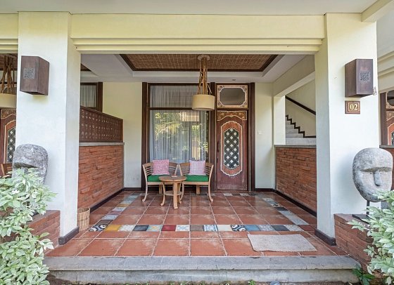 Taman Sari Bali Resort & Spa - Beispiel Terrasse Studio (Zimmercodierung SB1)