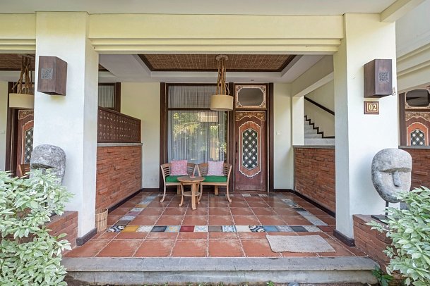 Taman Sari Bali Resort & Spa - Beispiel Terrasse Studio (Zimmercodierung SB1)