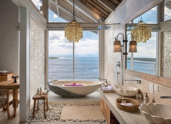Pramana Natura Nusa Penida - Badbeispiel One Bedroom Villa Ocean View (Zimmercodierung VBM)