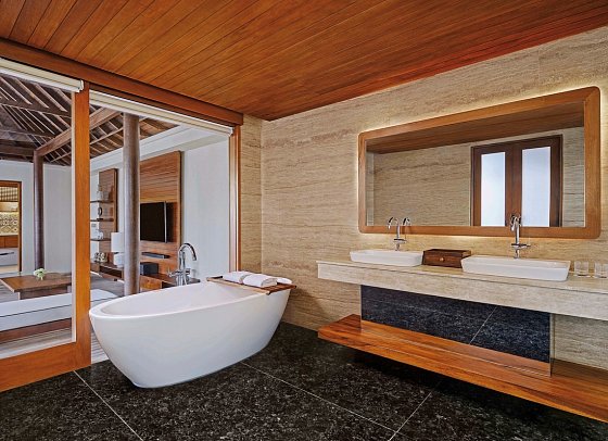Amarterra Villas Bali Nusa Dua, Autograph Collection - Badbeispiel 1 Bedroom Deluxe Pool Villa (Zimmercodierung VDR)