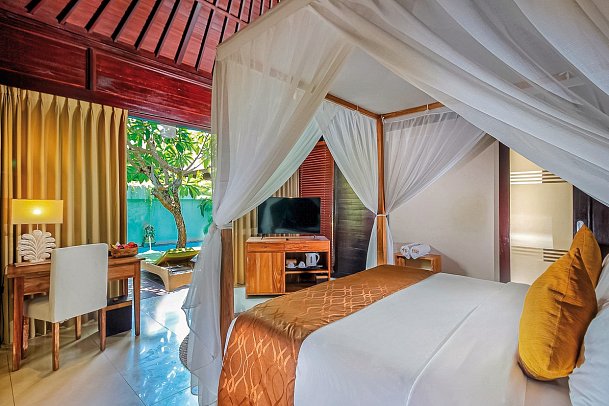 d'Nusa Beach Club and Resort - Wohnbsp. One Bedroom Private Pool Villa (Zimmercodierung VBR)