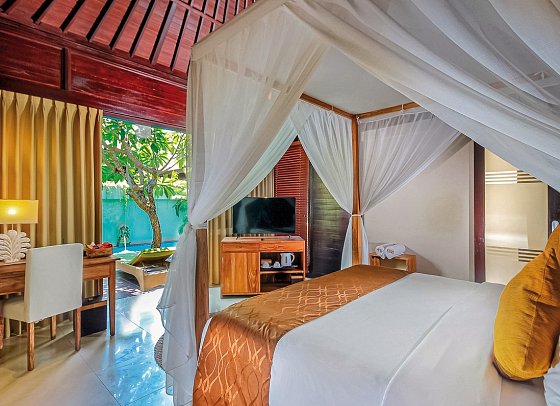 d'Nusa Beach Club and Resort - Wohnbsp. One Bedroom Private Pool Villa (Zimmercodierung VBR)