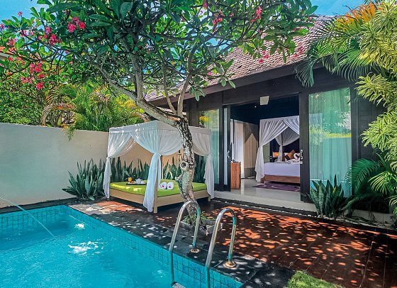 d'Nusa Beach Club and Resort - Wohnbsp. One Bedroom Private Pool Villa (Zimmercodierung VBR)
