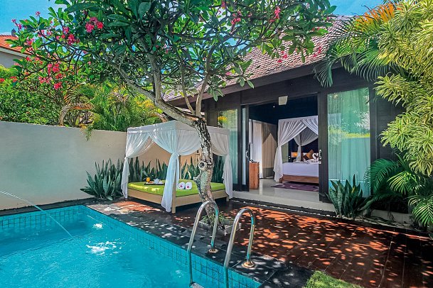 d'Nusa Beach Club and Resort - Wohnbsp. One Bedroom Private Pool Villa (Zimmercodierung VBR)
