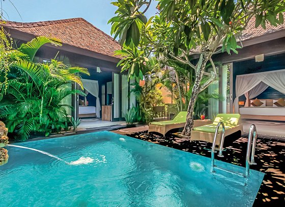 d'Nusa Beach Club and Resort - Wohnbeispiel Two Bedroom Private Pool Villa (Zimmercodierung VB2)