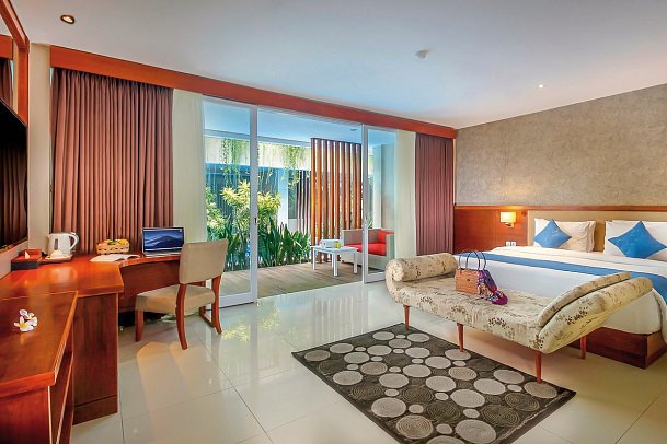 d'Nusa Beach Club and Resort - Wohnbeispiel Lagoon Suite (Zimmercodierung WB1)