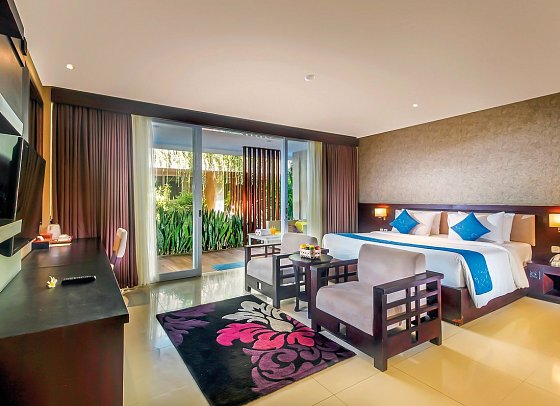 d'Nusa Beach Club and Resort - Wohnbeispiel Lagoon Suite (Zimmercodierung WB1)