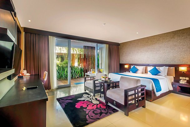 d'Nusa Beach Club and Resort - Wohnbeispiel Lagoon Suite (Zimmercodierung WB1)
