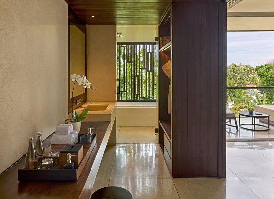 Alila Seminyak - Wohnbeispiel Deluxe Suite (Zimmercodierung WD1)