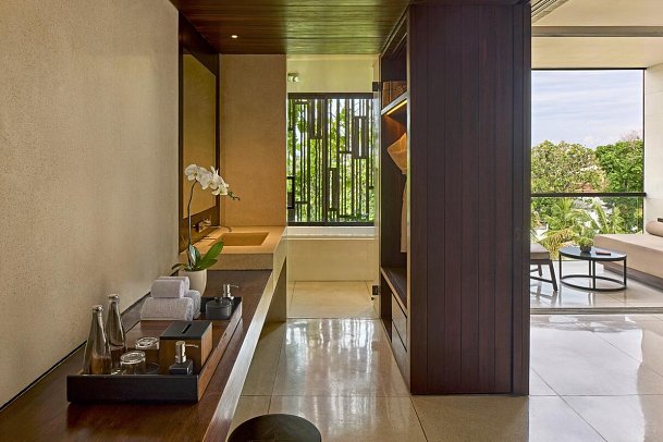 Alila Seminyak - Wohnbeispiel Deluxe Suite (Zimmercodierung WD1)