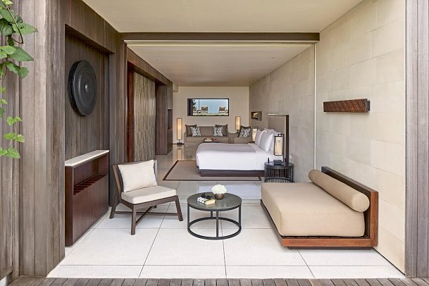 Alila Seminyak - Wohnbeispiel Terrace Suite (Zimmercodierung WB1)