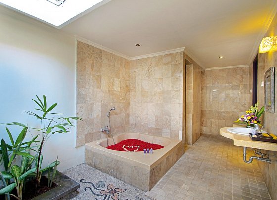 Tonys Villas & Resort - Wohnbeispiel One Bedroom Pool Villa Bathroom (Zimmercodierung VB5)
