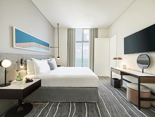 Th8 Palm Dubai Beach Resort, Vignette Collection - Wohnbeispiel One Bedroom Suite Palm Sea View (Zimmercodierung WB2)