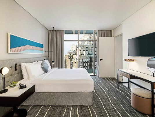 Th8 Palm Dubai Beach Resort, Vignette Collection - Wohnbeispiel One Bedroom Suite Low Floor (Zimmercodierung WB1)