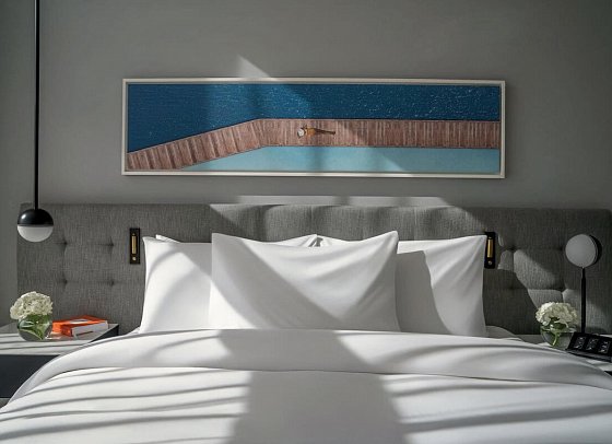 Th8 Palm Dubai Beach Resort, Vignette Collection - Wohnbeispiel One Bedroom Suite Low Floor (Zimmercodierung WB1)