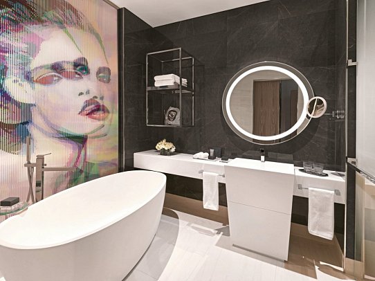 SLS Dubai Hotel & Residences - Beispiel Bad