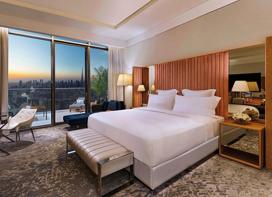 SLS Dubai Hotel & Residences - Wohnbeispiel Signature Room (Zimmercodierung DB1)