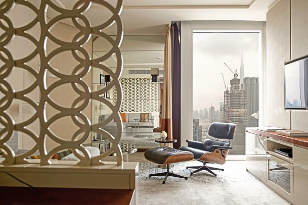 Jumeirah Emirates Towers - Wohnbeispiel Club Junior Suite (Zimmercodierung JL1)