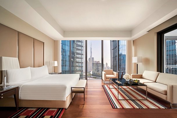 Anantara Downtown Dubai - Wohnbeispiel Burj Khalifa View Suite (Zimmercodierung WB1)