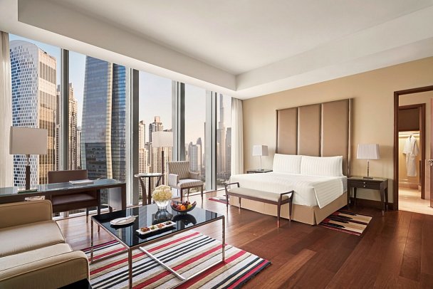 Anantara Downtown Dubai - Wohnbeispiel Deluxe Burj View (Zimmercodierung UD1)