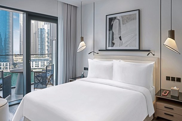Vida Dubai Marina & Yacht Club - Wohnbeispiel Deluxe Marina View (Zimmercodierung UDH)