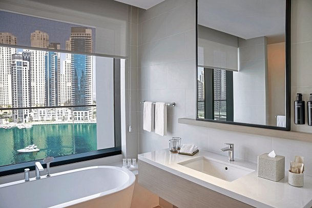 Vida Dubai Marina & Yacht Club - Beispiel Bad