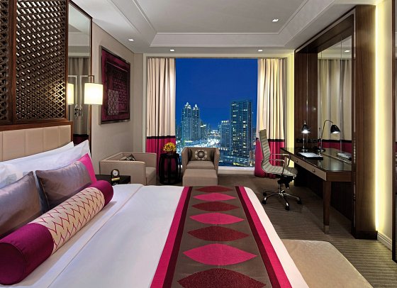 Taj Dubai - Wohnbeispiel Luxury City View Room (Zimmercodierung UU1)