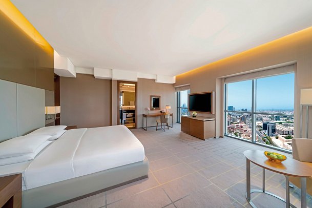 Hyatt Regency Dubai Creek Heights - Wohnbeispiel Deluxe King (Zimmercodierung DD1)