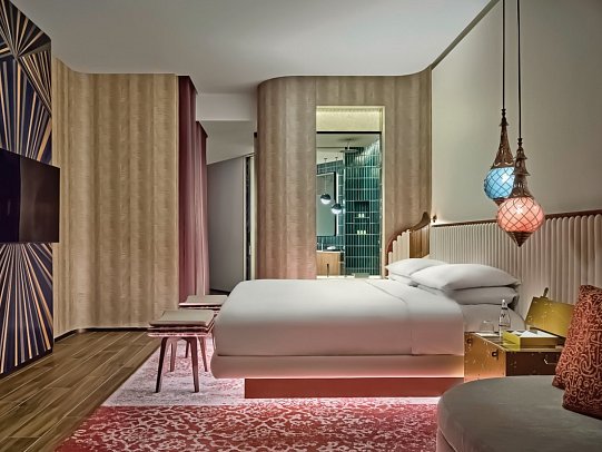 W Dubai – Mina Seyahi - Wohnbeispiel Spectacular Room (Zimmercodierung DB5)