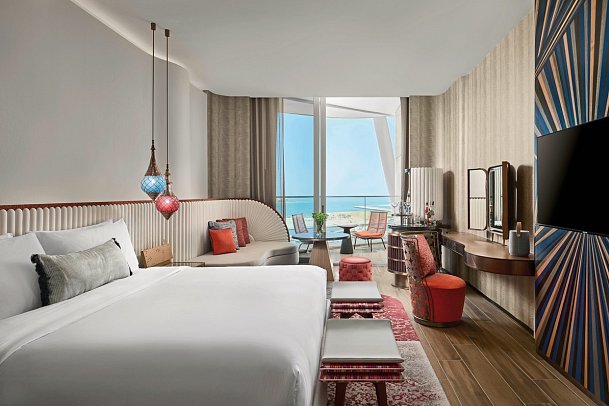 W Dubai – Mina Seyahi - Wohnbeispiel Fantastic Room (Zimmercodierung DB1)