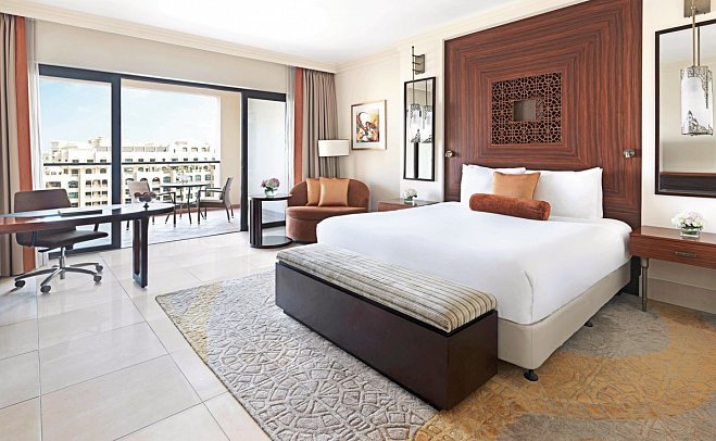 Fairmont The Palm Dubai - Wohnbeispiel Fairmont Heritage Room King (City View) (Zimmercodierung DB1)