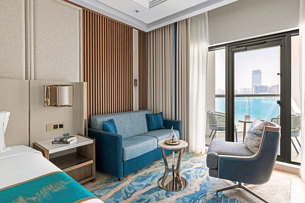 Taj Exotica Resort & Spa The Palm Dubai - Wohnbeispiel Luxury Sea View Room (Zimmercodierungen UUM & UP2)