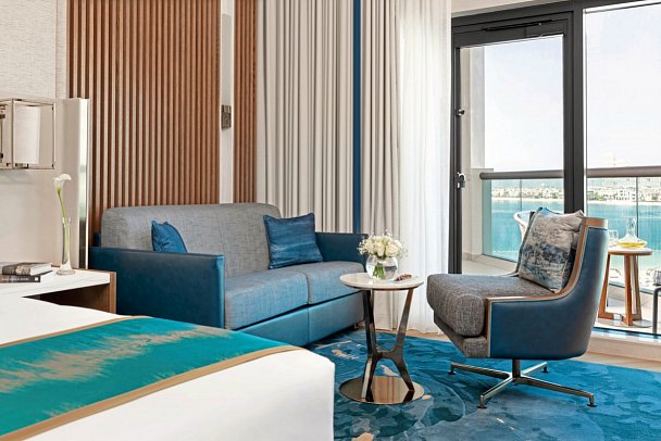 Taj Exotica Resort & Spa The Palm Dubai - Wohnbeispiel Luxury Family Palm Sea View Room (Zimmercodierungen F1M, UU2 & UL1)