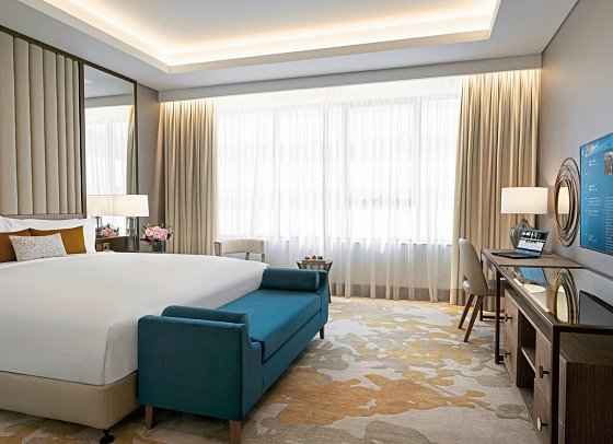 Al Jaddaf Rotana Suite Hotel - Wohnbeispiel One Bedroom Suite City View (Zimmercodierung WB1)