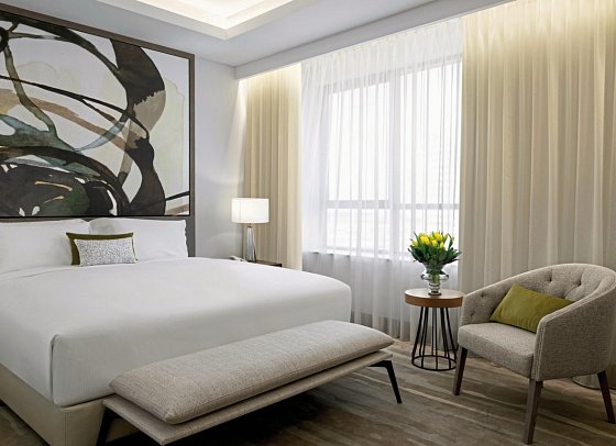 Al Jaddaf Rotana Suite Hotel - Wohnbeispiel Two Bedroom Suite City View (Zimmercodierung WB2)