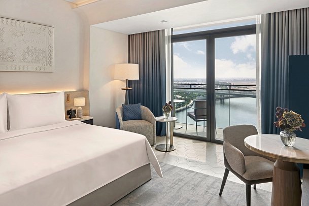 Palace Dubai Creek Harbour - Wohnbeispiel Deluxe Canal View Room (Zimmercodierung DD3)