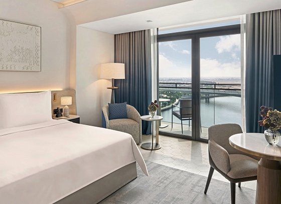 Palace Dubai Creek Harbour - Wohnbeispiel Deluxe Canal View Room (Zimmercodierung DD3)