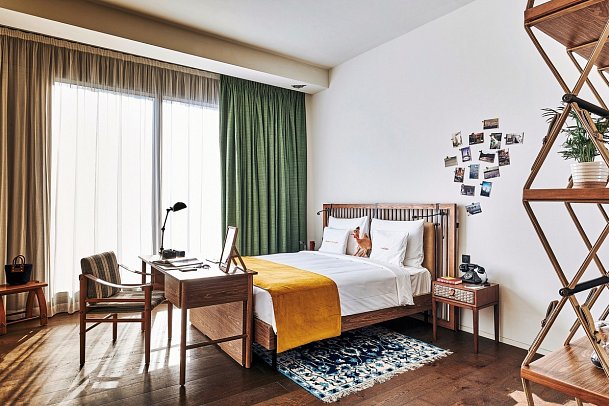 25hours Dubai One Central - Wohnbeispiel Glamping King Room (Zimmercodierung DB2)