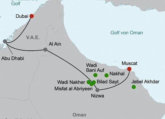 Dubai & Oman: Vom Puls der Metropole zur Seele des Orients